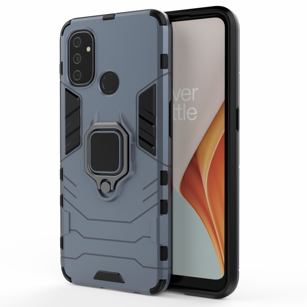  OnePlus Nord N100 - Hybrid Ring Skal - Blå