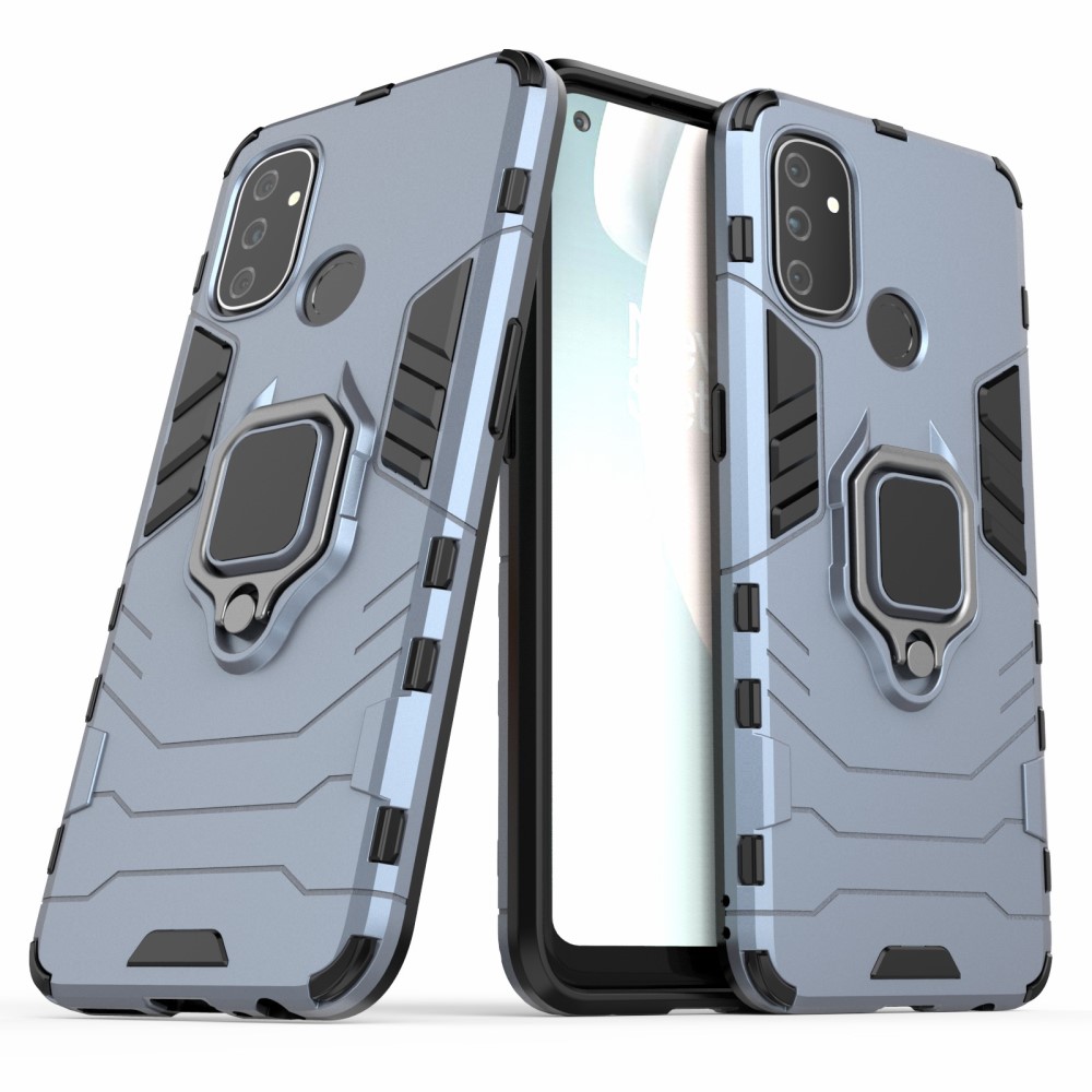  OnePlus Nord N100 - Hybrid Ring Skal - Blå