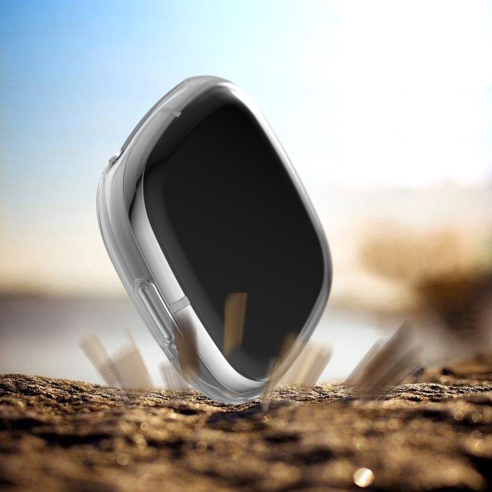  Silikon Skal Fitbit Versa 3 / Sense - Transparent