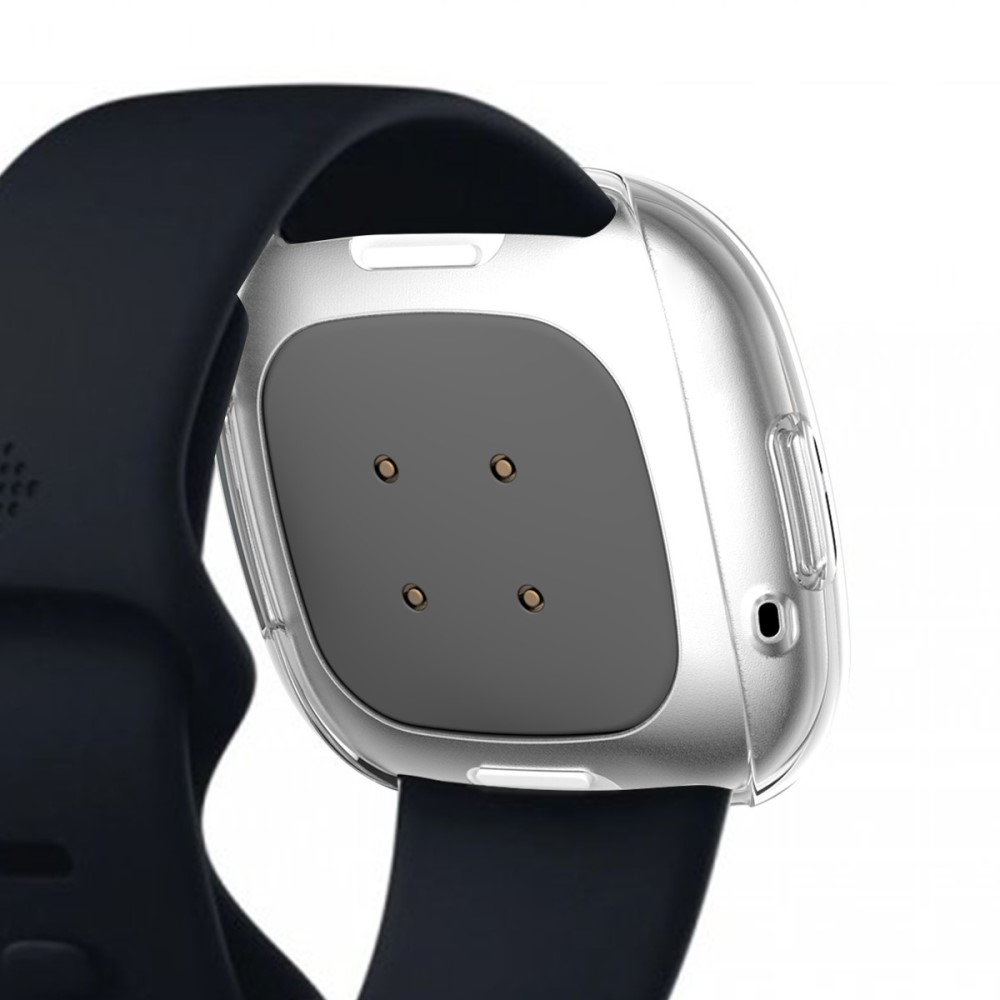  Silikon Skal Fitbit Versa 3 / Sense - Transparent