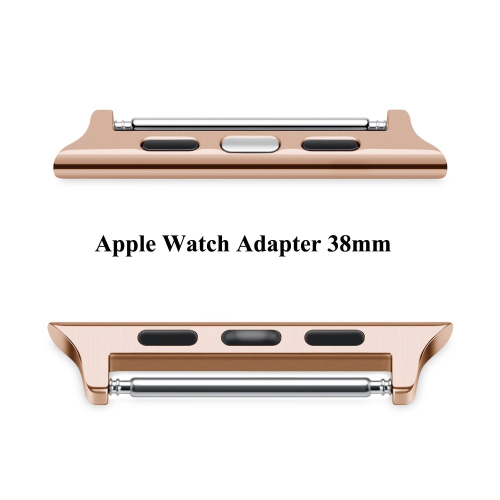  Spring Bar Fästen till Apple Watch 42/41/40/38 mm - Roséguld