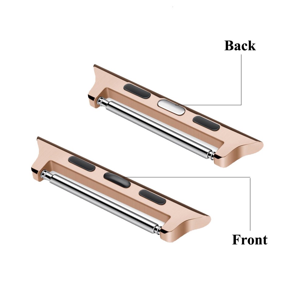  Spring Bar Fästen till Apple Watch 42/44/45/46/49 mm Roséguld