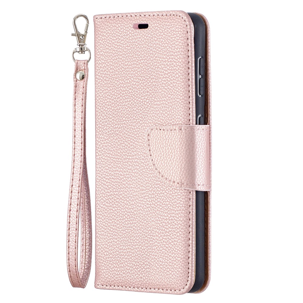  Samsung Galaxy S21 - Litchi Plånboksfodral - Roséguld