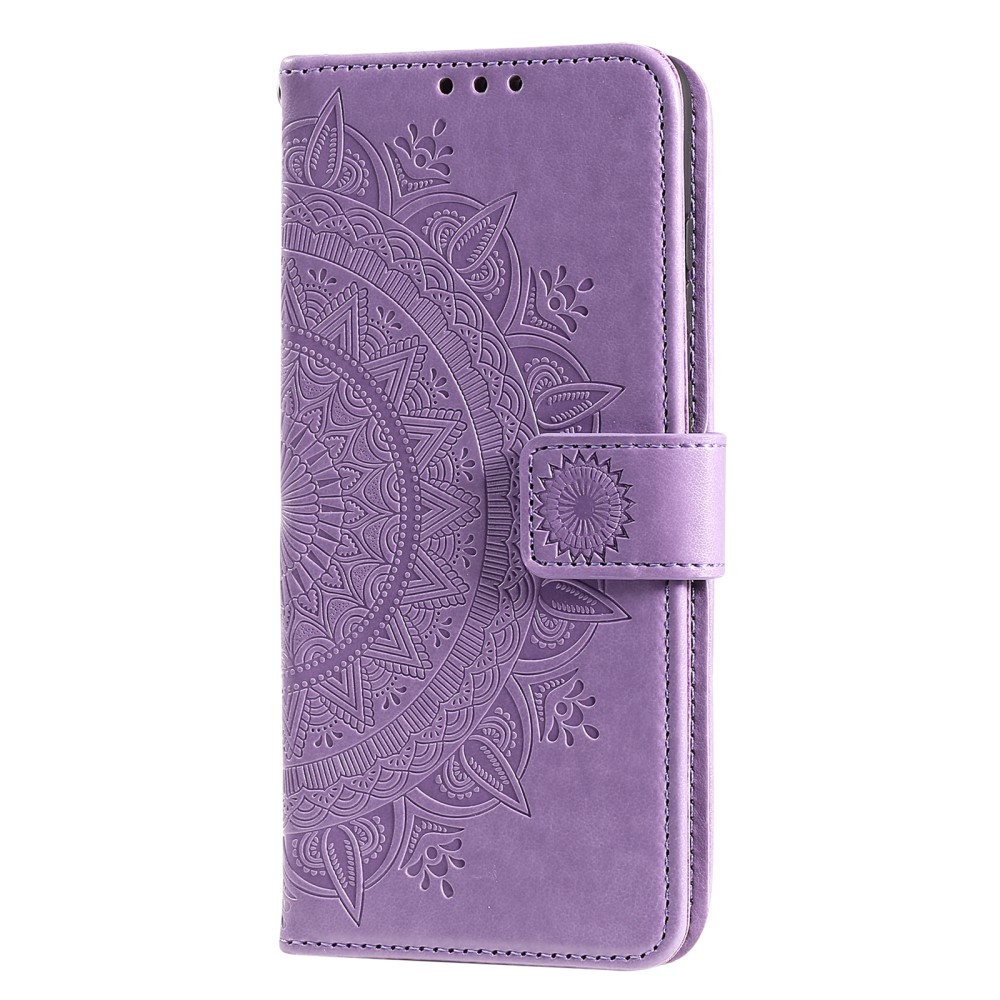  Samsung Galaxy S21 - Mandala Plånboksfodral - Lila