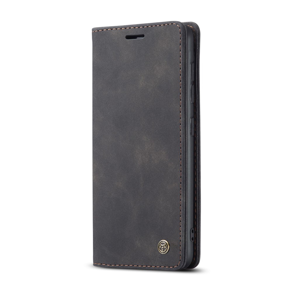 CASEME Samsung Galaxy S21 - CASEME Vintage Flip Fodral - Svart