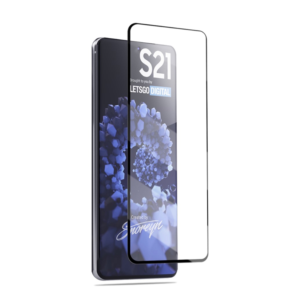 MOCOLO Samsung Galaxy S21 - MOCOLO Heltäckande Skärmskydd I Härdat Glas