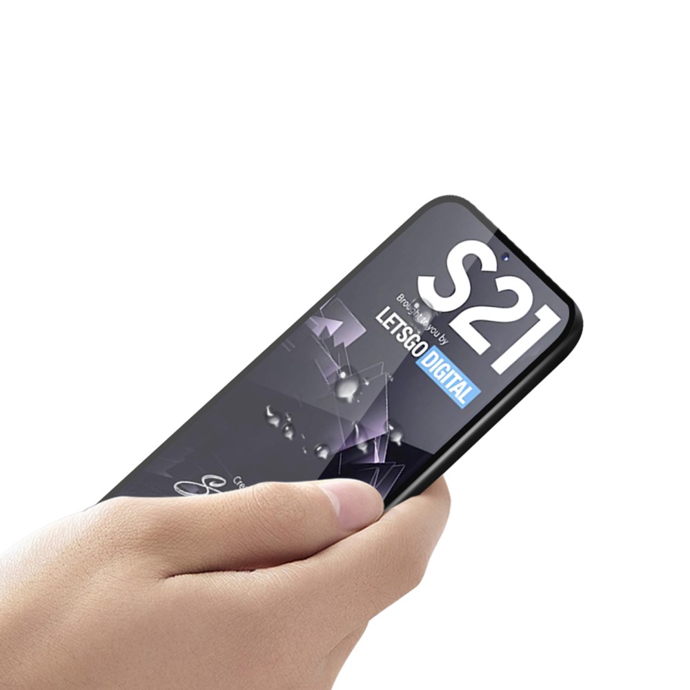 PINWUYO Samsung Galaxy S21 - PINWUYO Heltäckande Skärmskydd I Härdat Glas