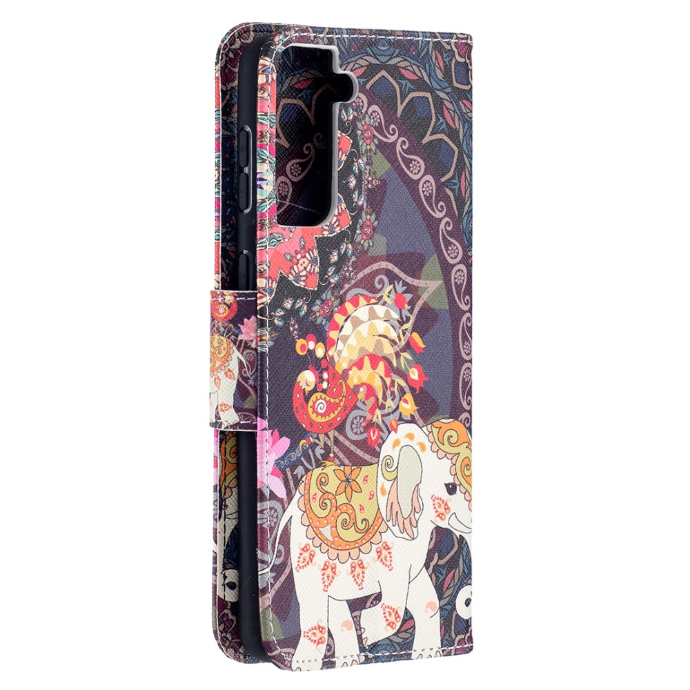  Samsung Galaxy S21 Plus - Fodral Med Tryck - Elefant