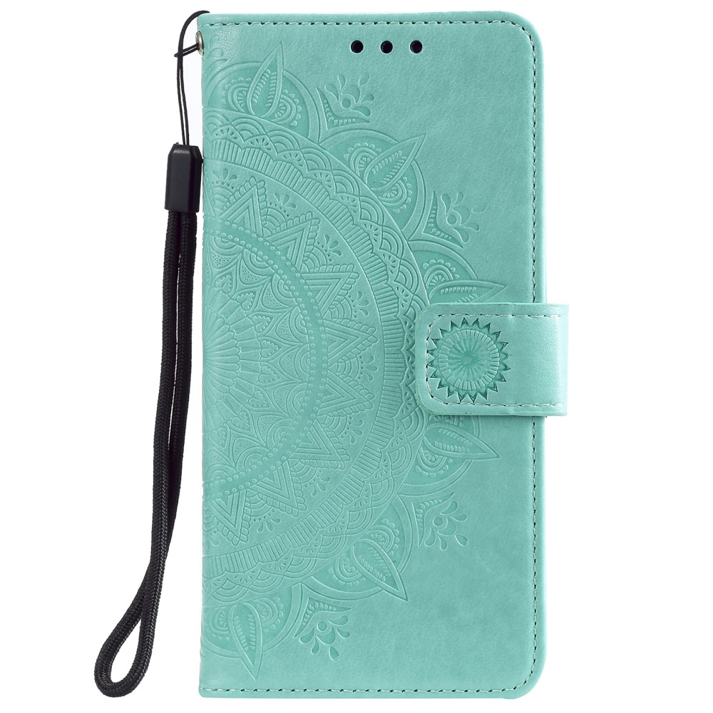  Samsung Galaxy S21 Plus - Mandala Plånboksfodral - Grön