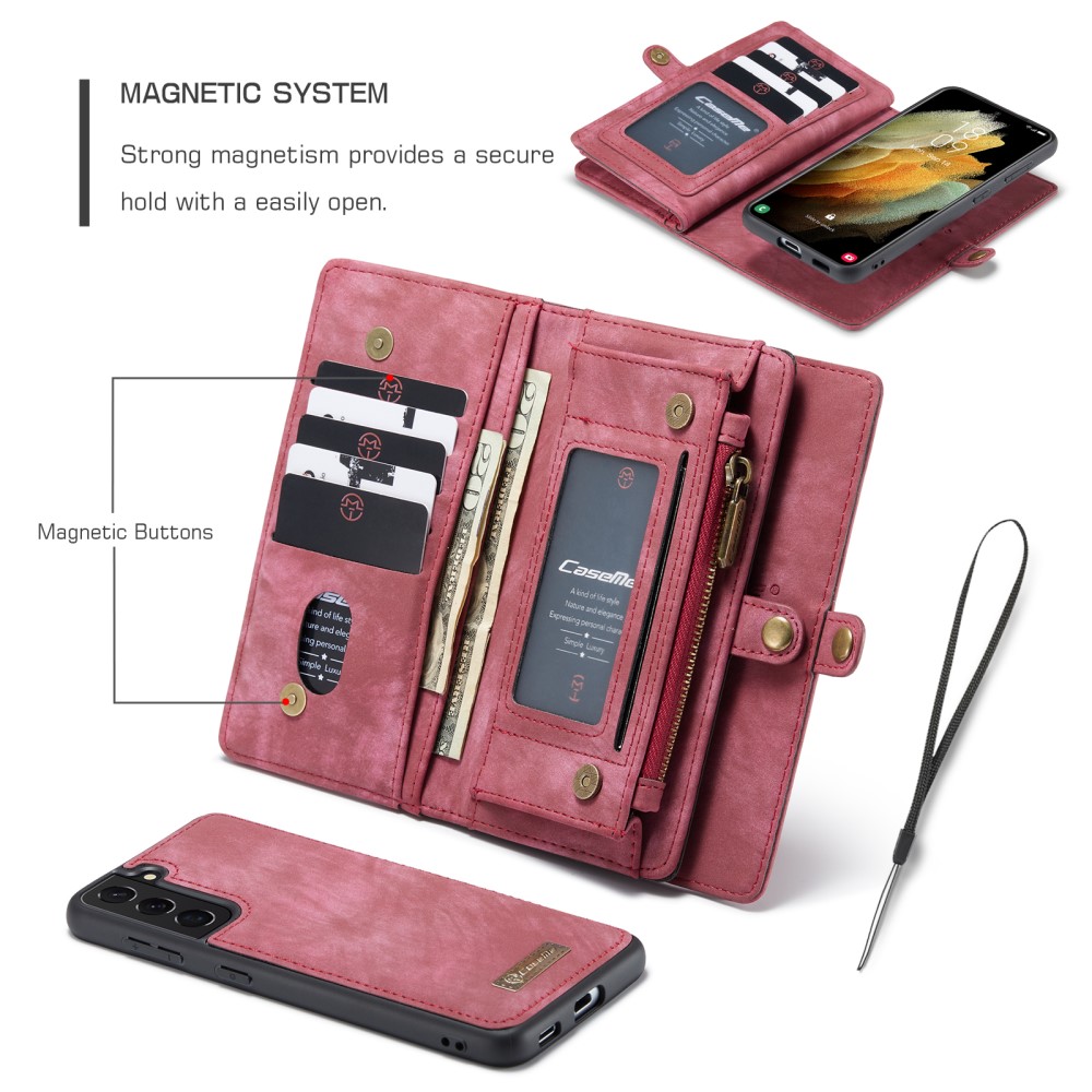 CASEME Samsung Galaxy S21 Plus - CASEME 2-i-1 Multifunkti