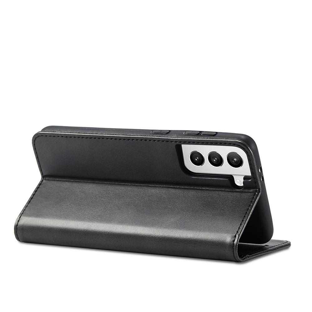  Samsung Galaxy S21 Plus - Läder Flip Fodral - Svart