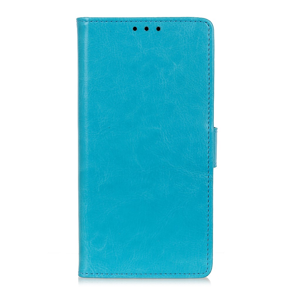  Samsung Galaxy S10 Plus Crazy Horse Fodral - Blå