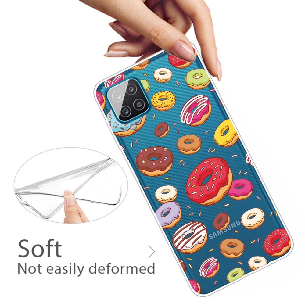  Samsung Galaxy A12 - Skal Med Tryck - Donuts