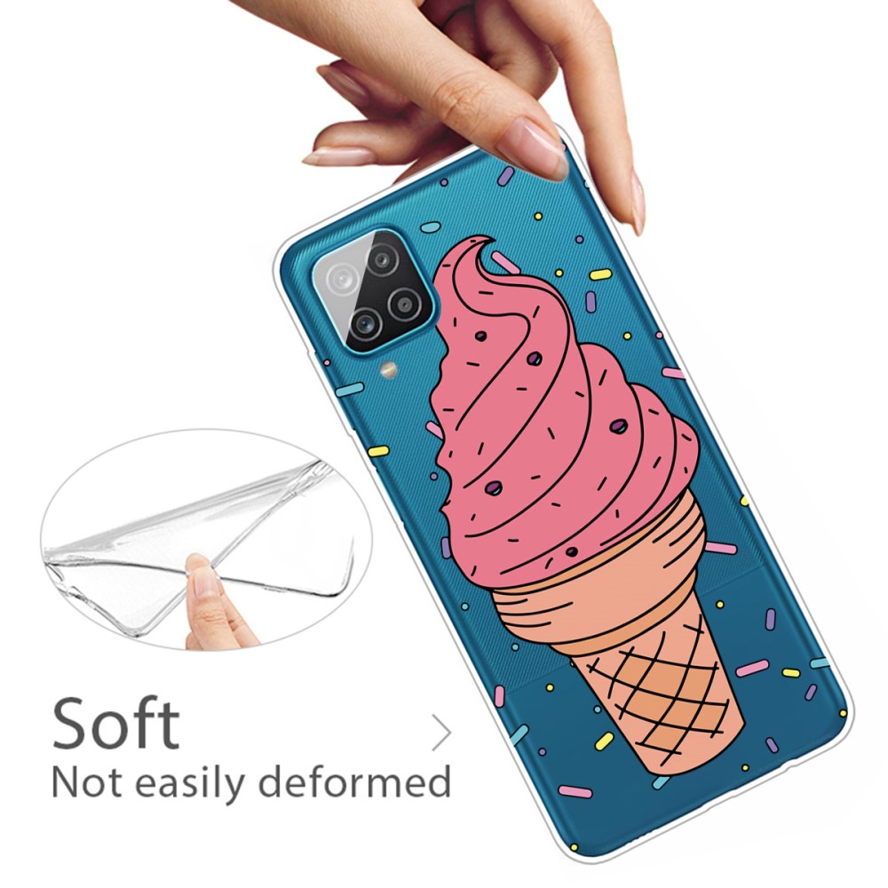  Samsung Galaxy A12 - Skal Med Tryck - Glass