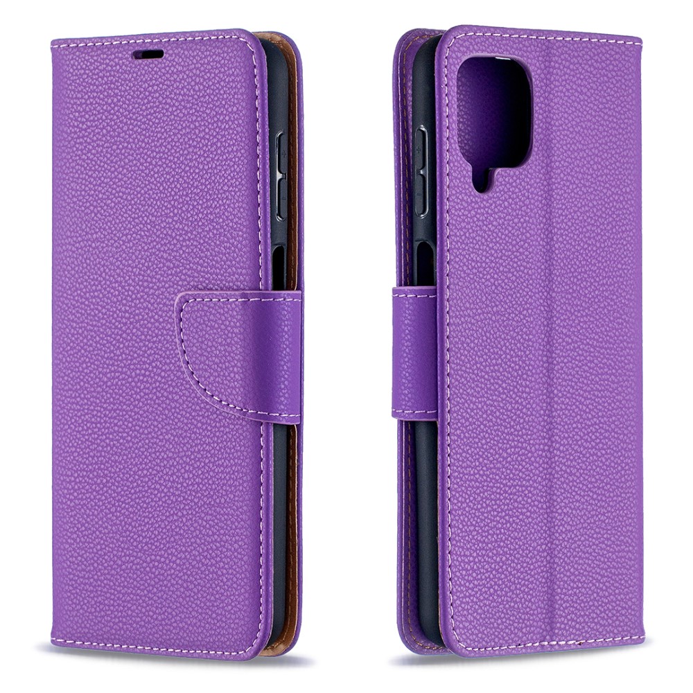  Samsung Galaxy A12 - Litchi Shark Fodral - Lila
