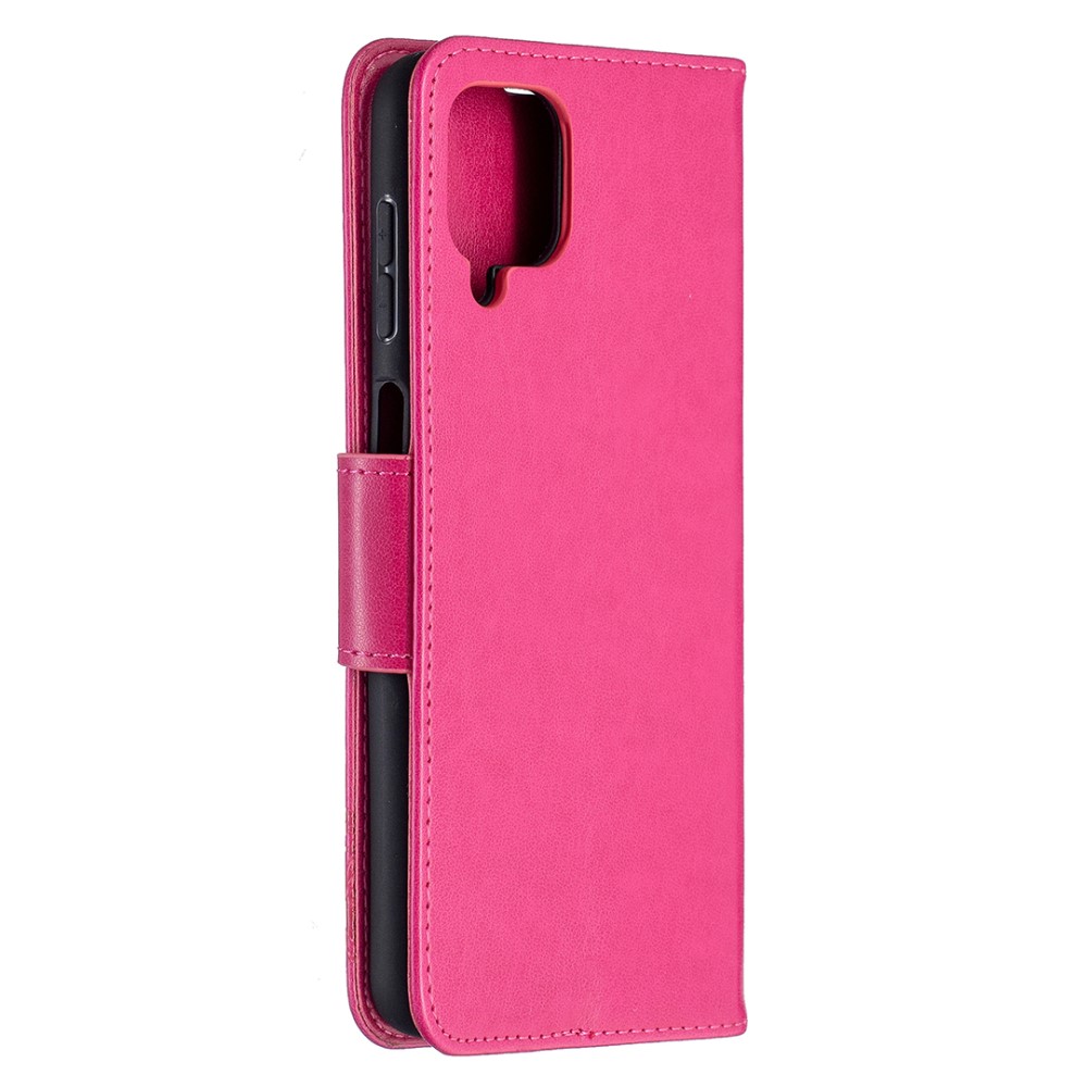  Samsung Galaxy A12 - Butterfly Plånboksfodral - Rosa