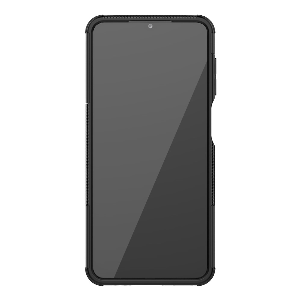  Samsung Galaxy A12 - Ultimata Stöttåliga Skalet med Stöd - Svart
