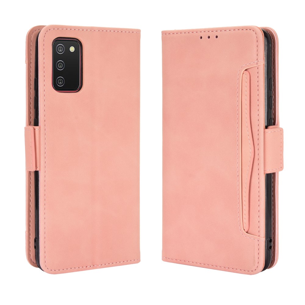  Samsung Galaxy A02s - Fodral Med Avtagbart Kortfodral - Ljus Rosa