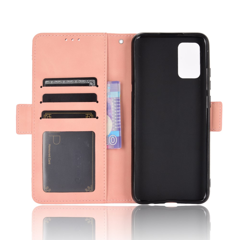  Samsung Galaxy A02s - Fodral Med Avtagbart Kortfodral - Ljus Rosa