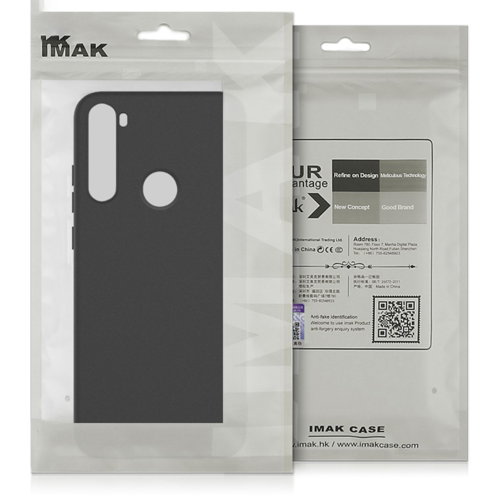 IMAK Samsung Galaxy A12 - IMAK Skin Touch Skal - Svart