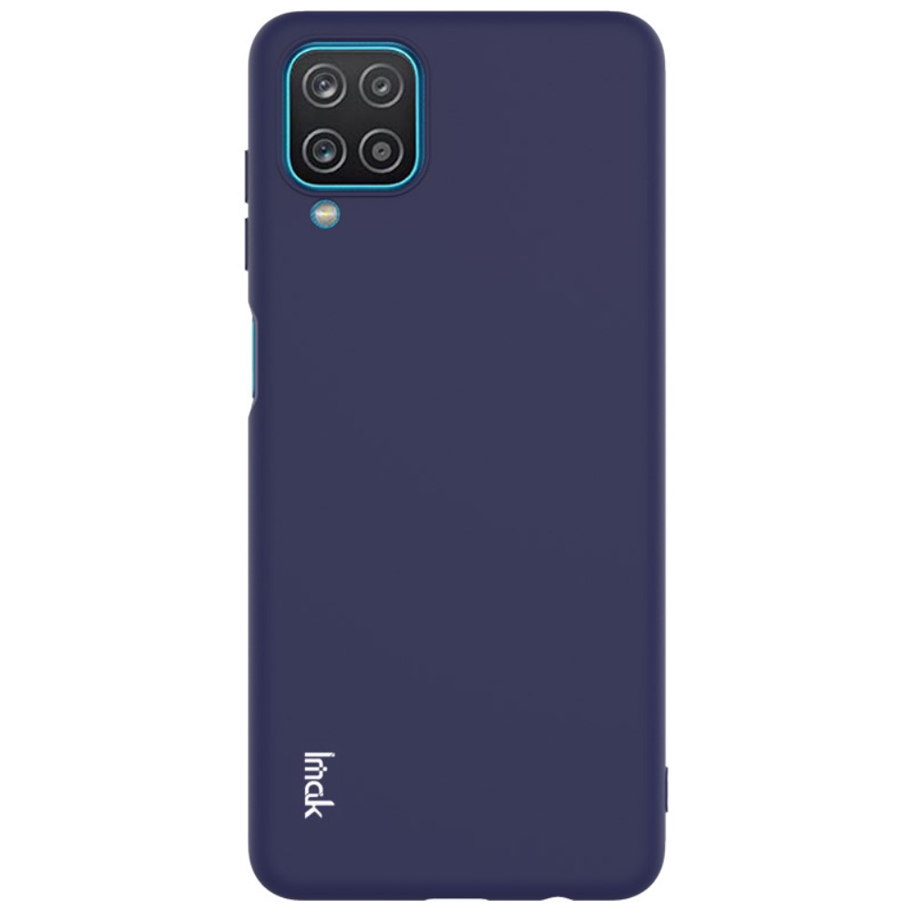 IMAK Samsung Galaxy A12 - IMAK Skin Touch Skal - Blå