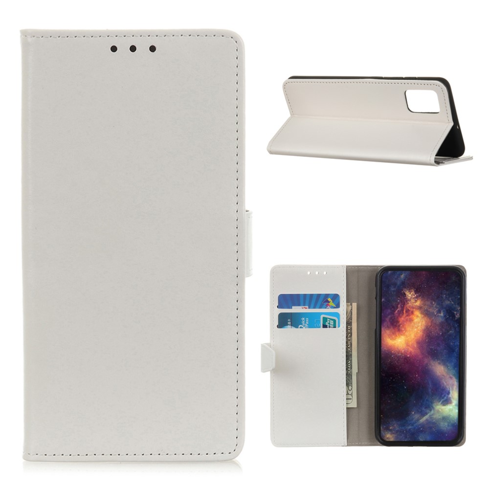  Samsung Galaxy A02s - Crazy Horse Fodral - Vit