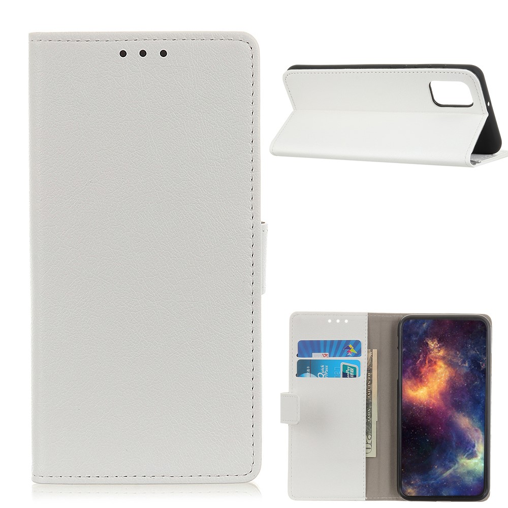  Samsung Galaxy A02s - Plånboksfodral - Vit