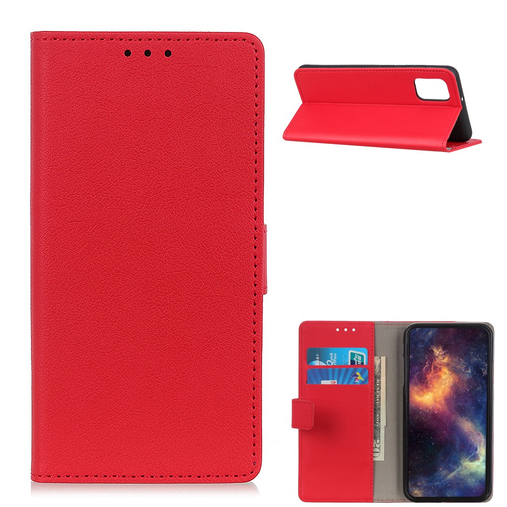  Samsung Galaxy A02s - Plånboksfodral - Röd