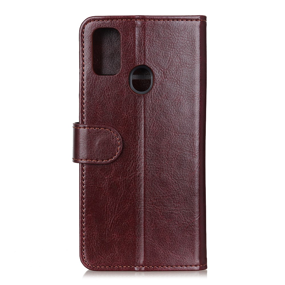  OnePlus Nord N10 5G - Crazy Horse Fodral - Brun