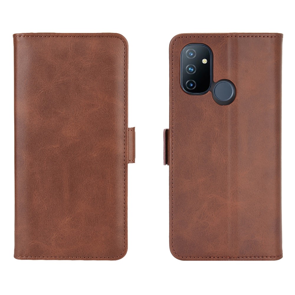  OnePlus Nord N100 - Fodral Med Magnetisk Stängning - Brun