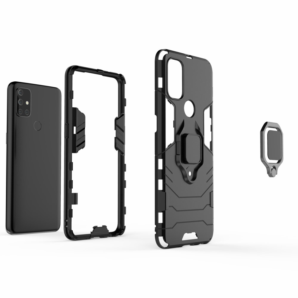  OnePlus Nord N10 5G - Hybrid Ring Skal - Svart