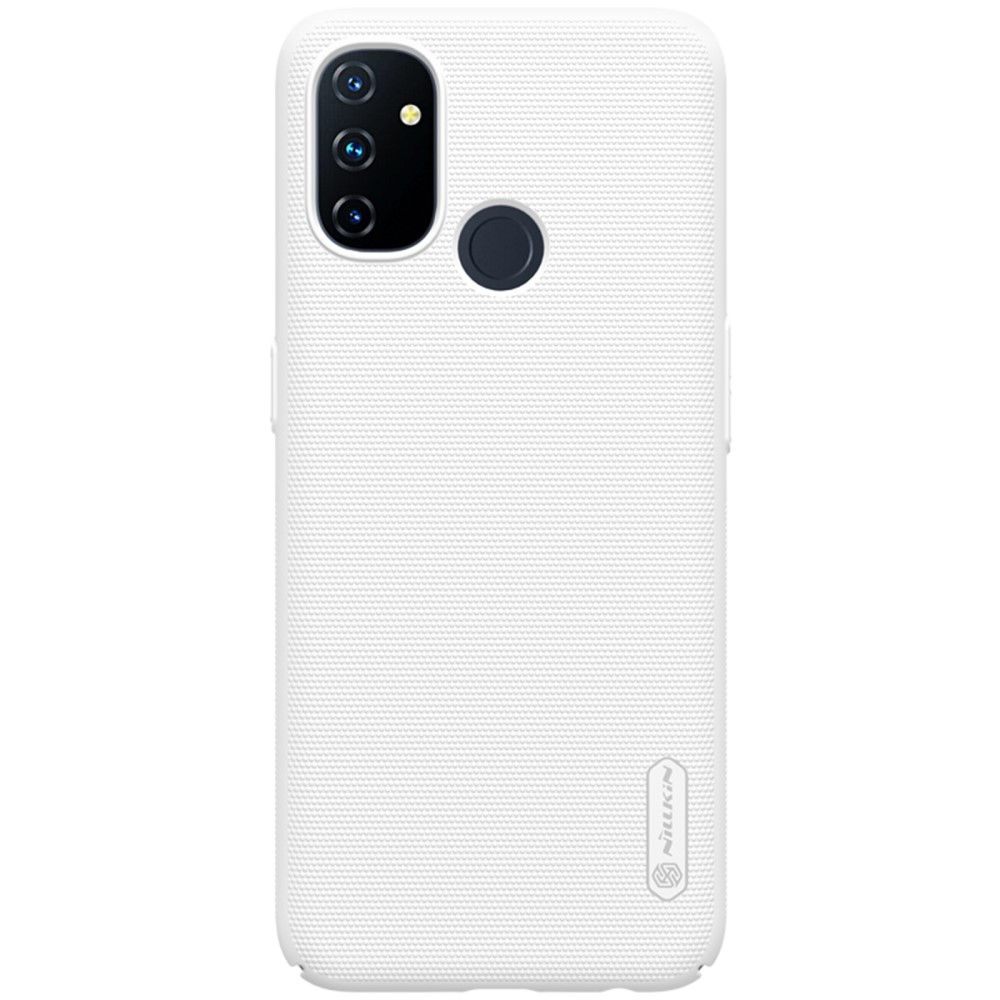 NILLKIN OnePlus Nord N100 - NILLKIN Shield Frostat Skal - Vit
