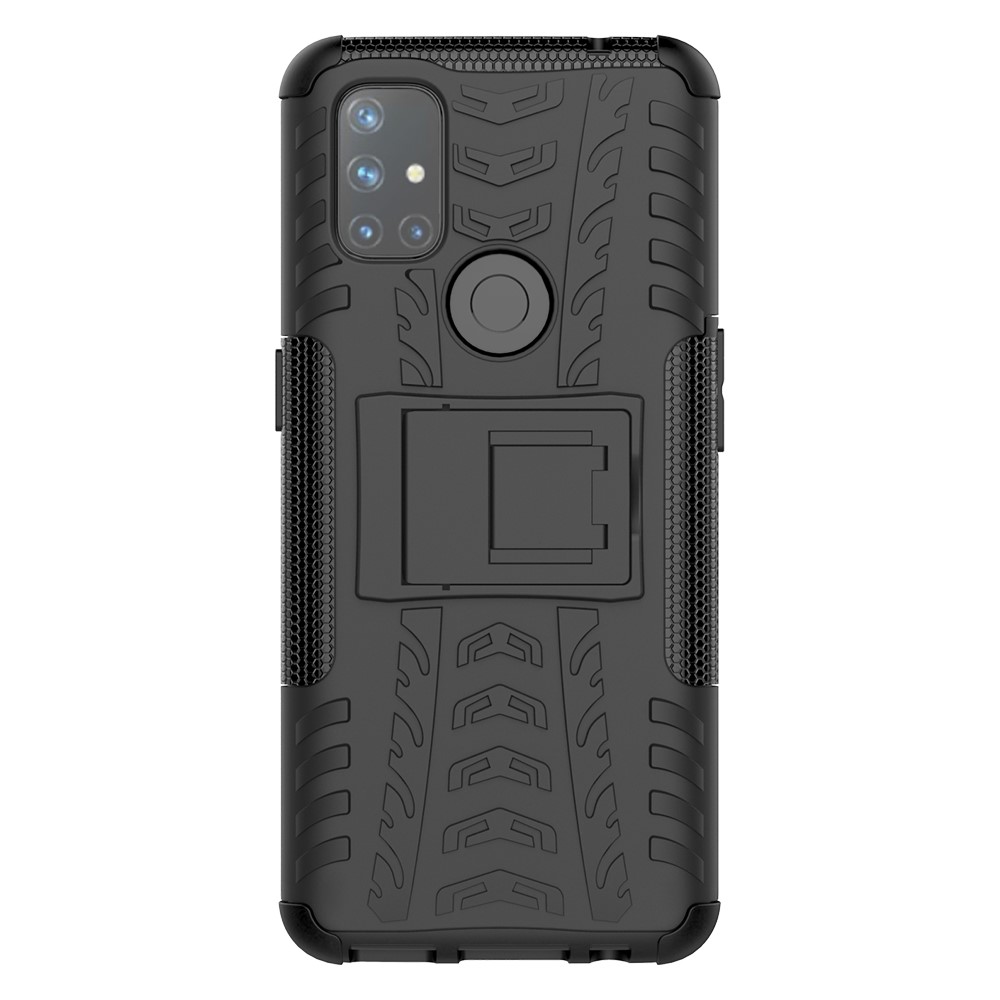  OnePlus Nord N10 5G - Ultimata Stöttåliga Skalet med Stöd - Svart