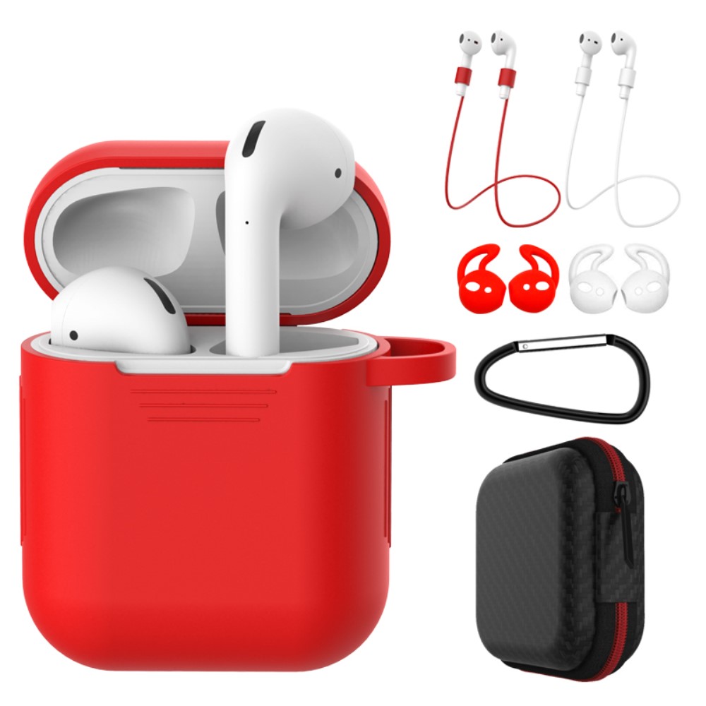  Komplett paket för dina AirPods - Röd