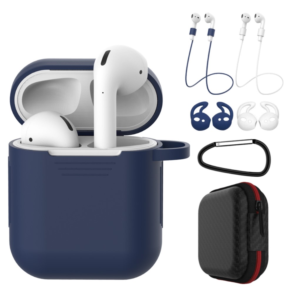  Komplett paket för dina AirPods - Mörk Blå