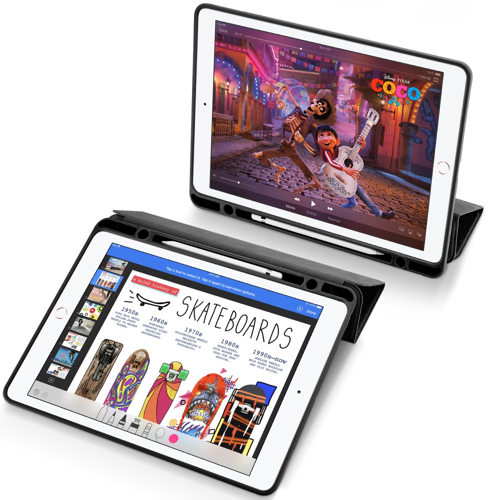 DUX DUCIS iPad Pro 12.9 (2017) - DUX DUCIS Domo Tri-Fold Fodral - Svart