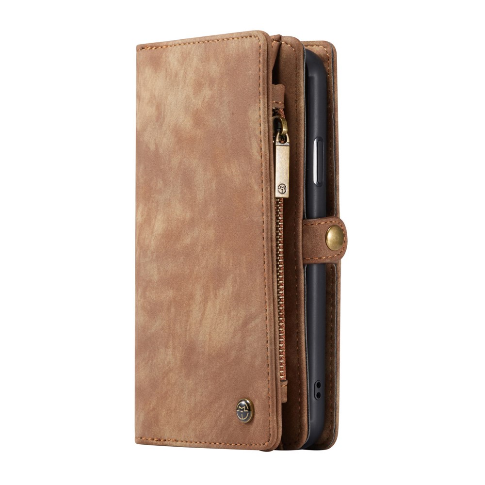 CASEME iPhone 11 Pro Max - CASEME 2-i-1 Multifunktionellt Fodral - Brun