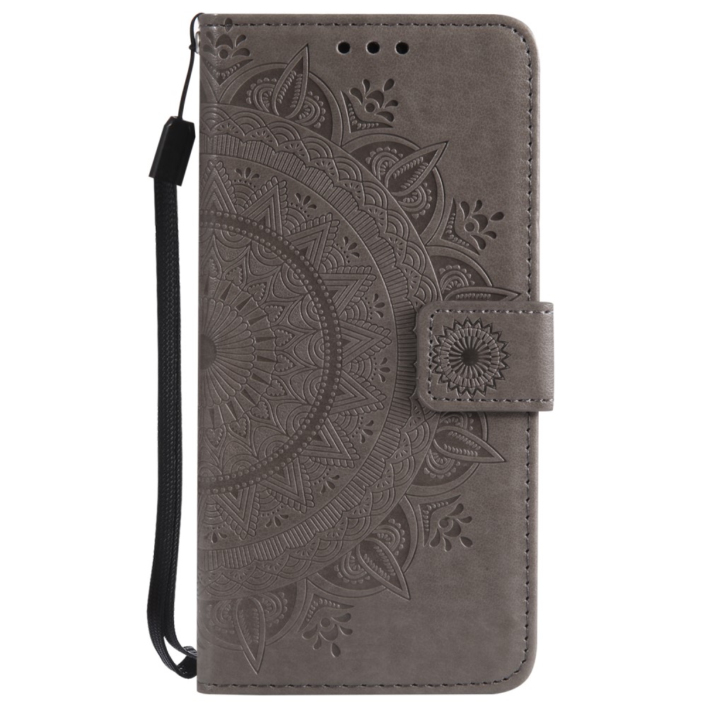  iPhone 6/6S - Mandala Läder Fodral - Grå