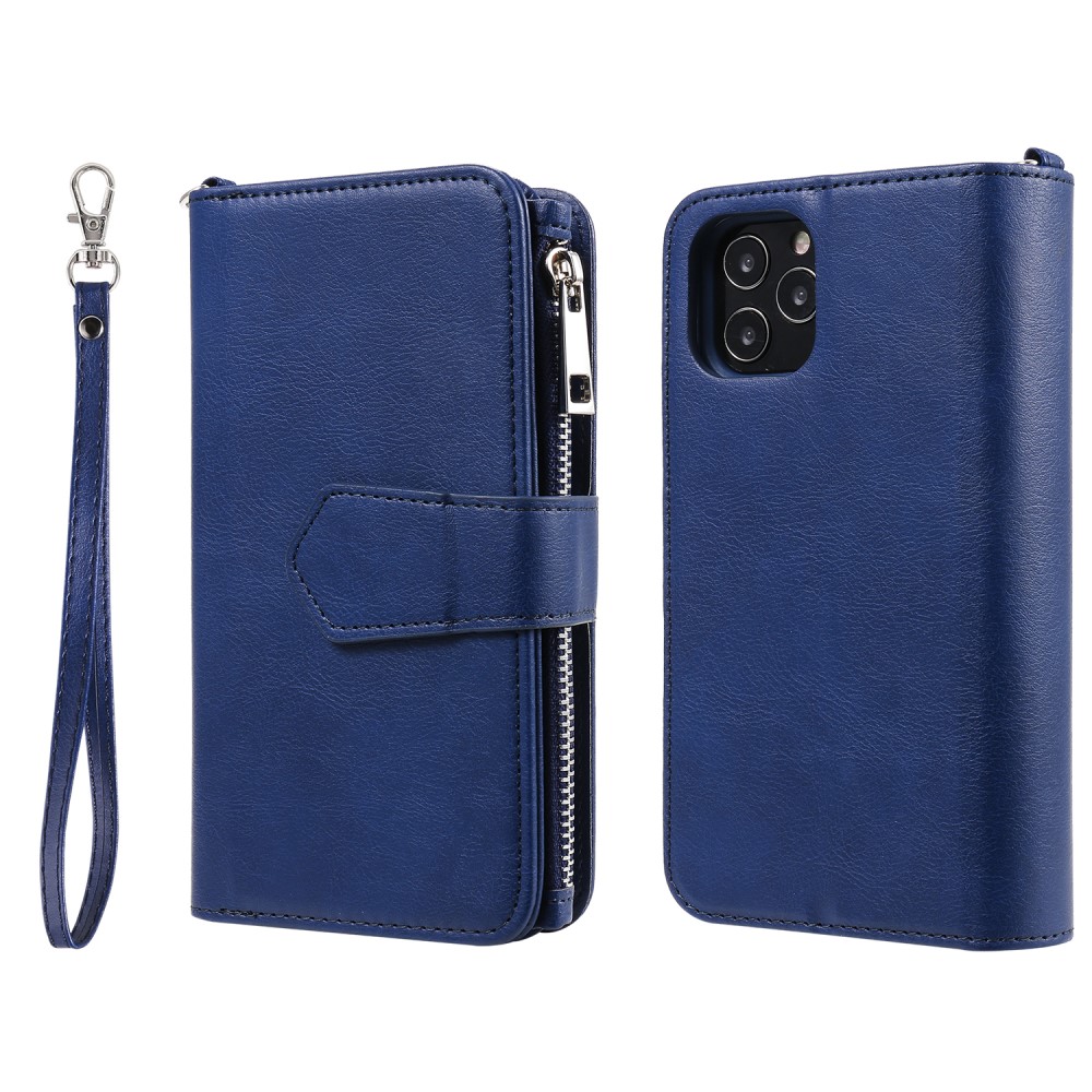  iPhone 12 / 12 Pro - 2in1 Magnet Skal / Plånboksfodral - Blå