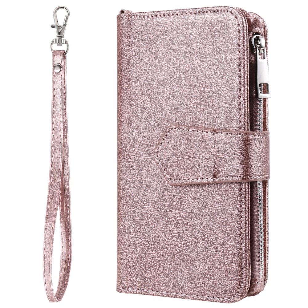  iPhone 12 / 12 Pro - 2in1 Magnet Skal / Plånboksfodral - Roséguld