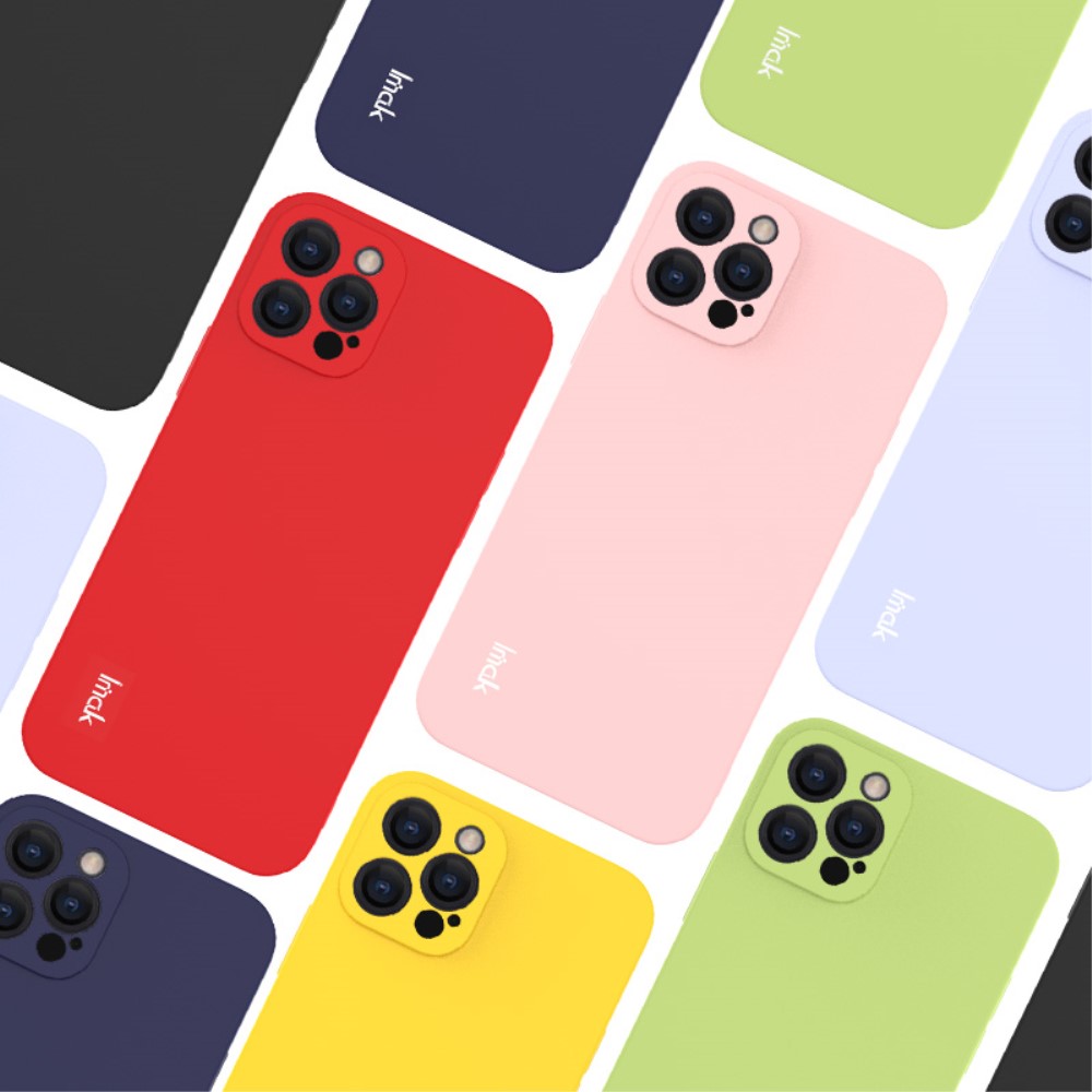 IMAK iPhone 12 Pro - IMAK Skin Touch Skal - Svart