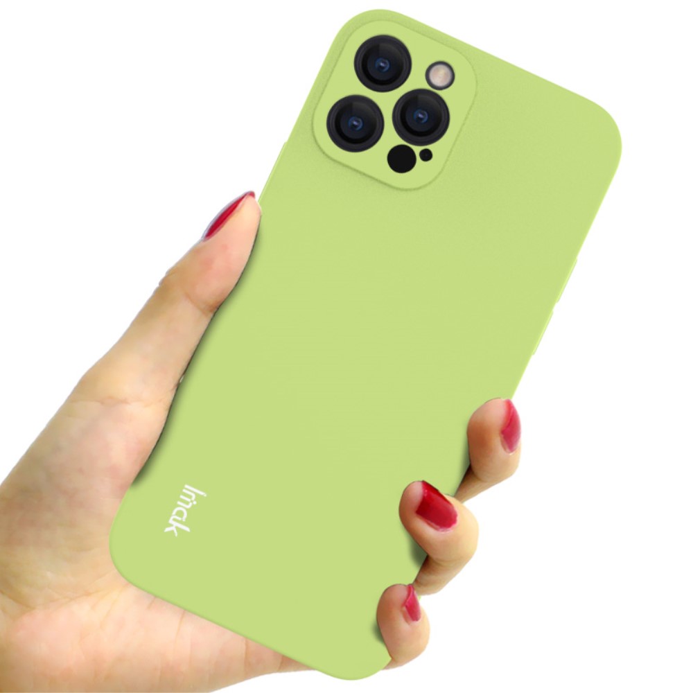 IMAK iPhone 12 Pro - IMAK Skin Touch Skal - Grön