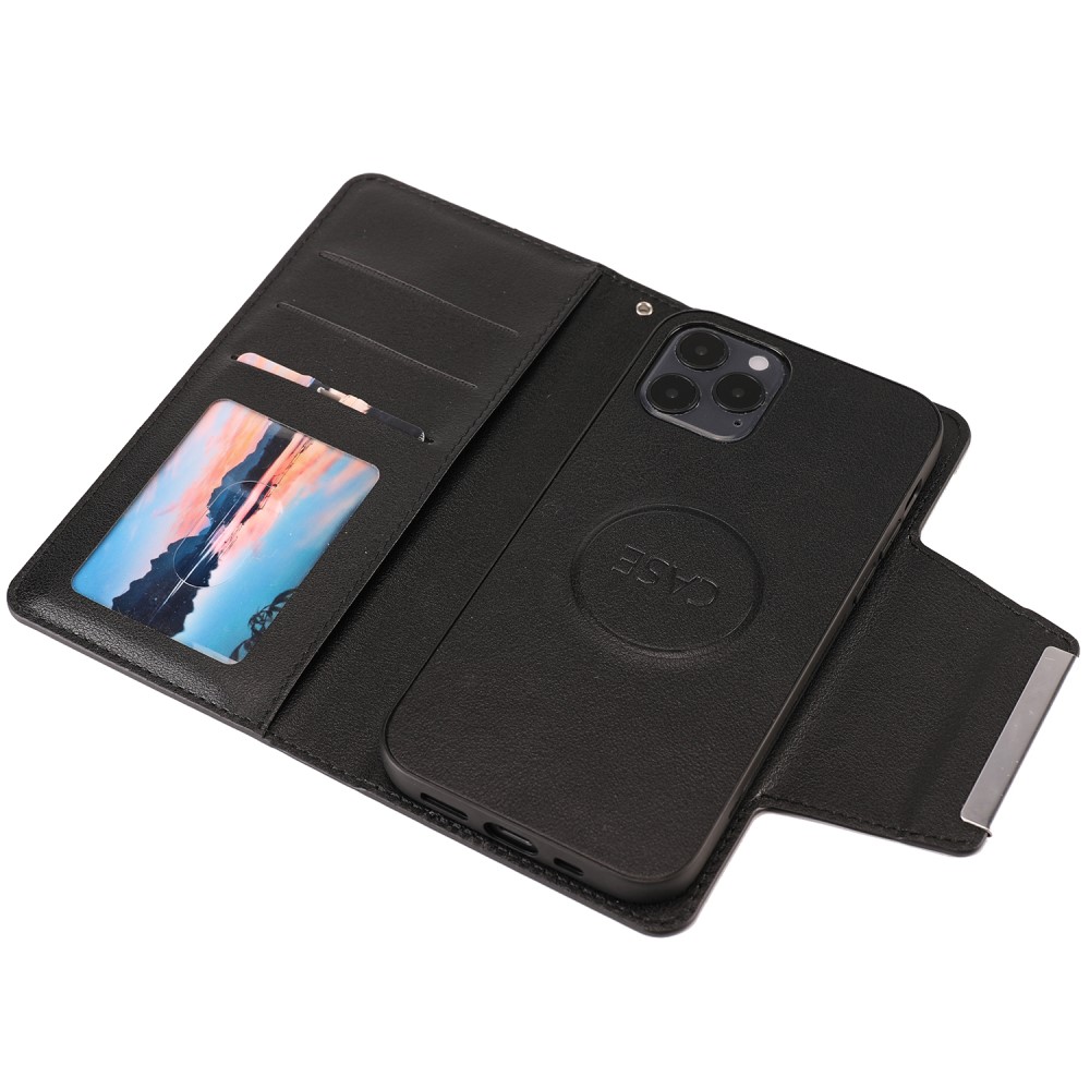  iPhone 12 / 12 Pro - 2in1 Magnet Fodral - Svart