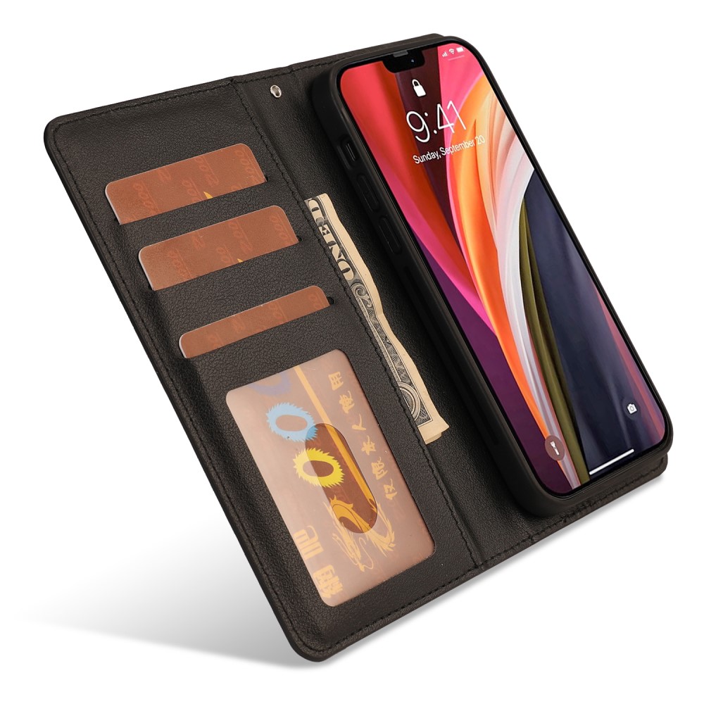  iPhone 12 / 12 Pro - 2in1 Magnet Fodral - Svart
