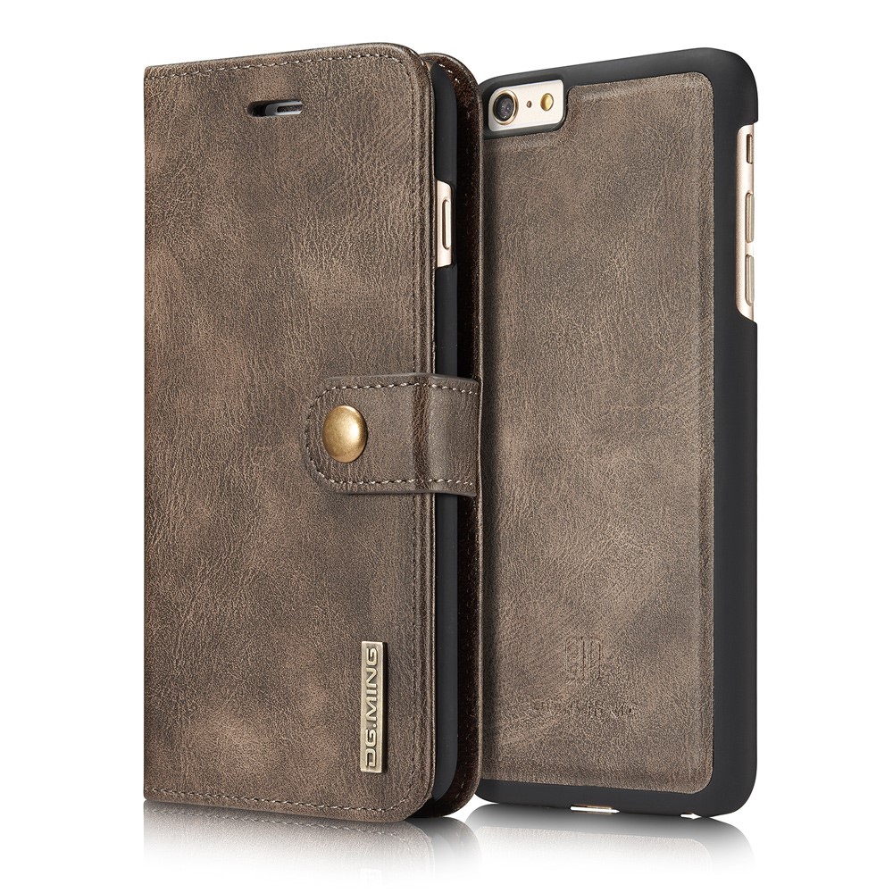 DG.MING iPhone 6/6S Plus - DG.MING 2in1 Magnet Fodral - Grå