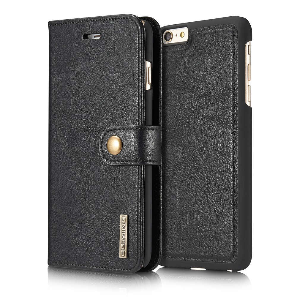 DG.MING iPhone 6/6S - DG.MING 2in1 Magnet Fodral - Svart