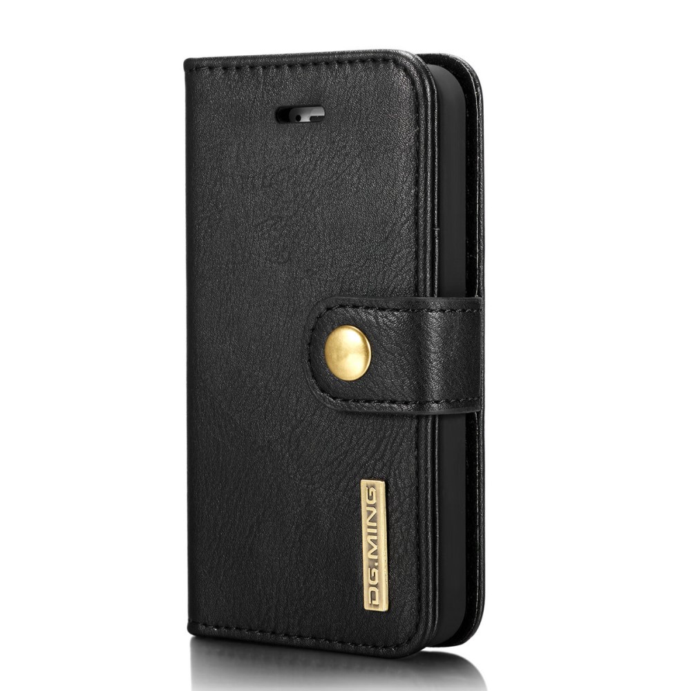 DG.MING iPhone 5/5S/SE 2016 - DG.MING 2in1 Magnet Fodral - Svart