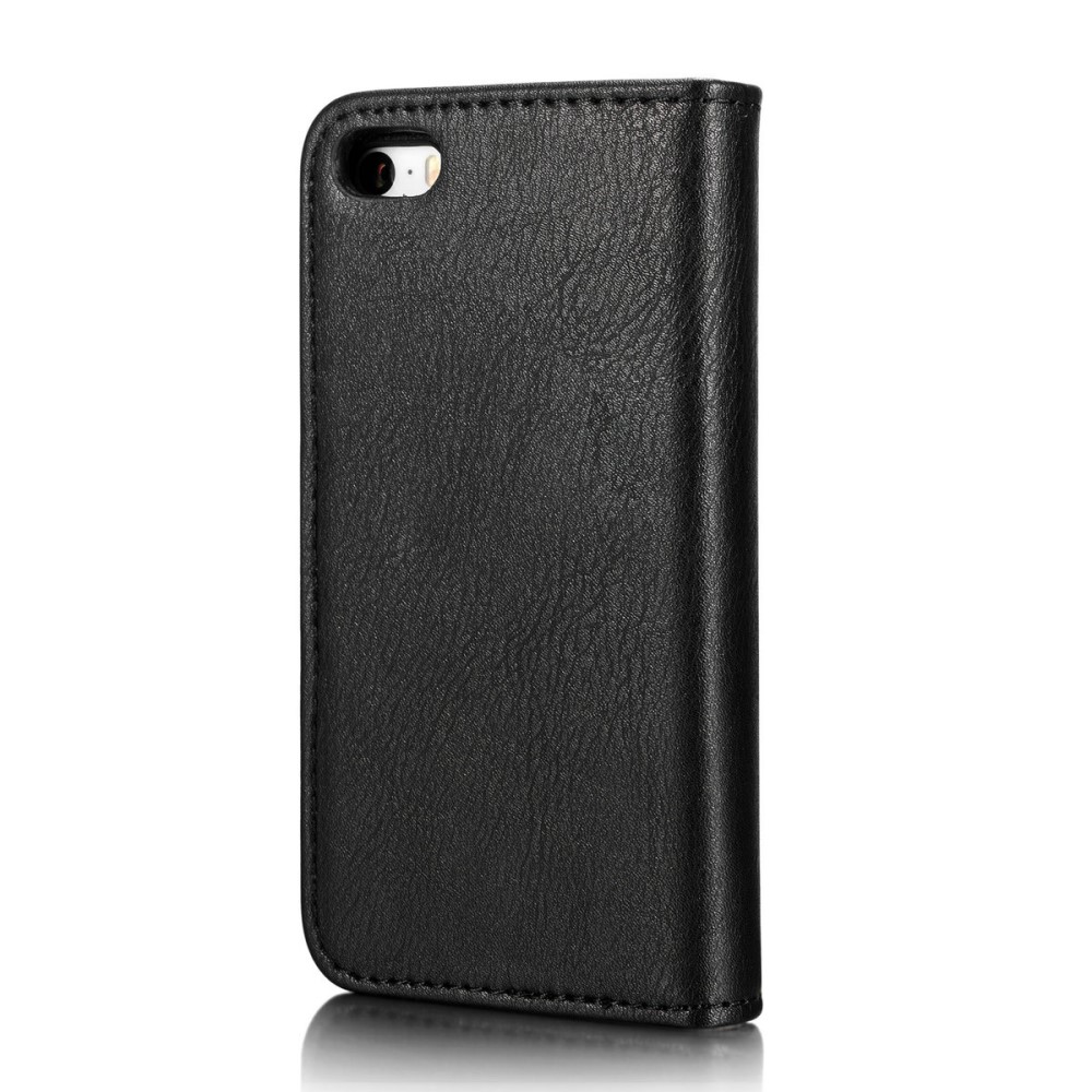 DG.MING iPhone 5/5S/SE 2016 - DG.MING 2in1 Magnet Fodral - Svart
