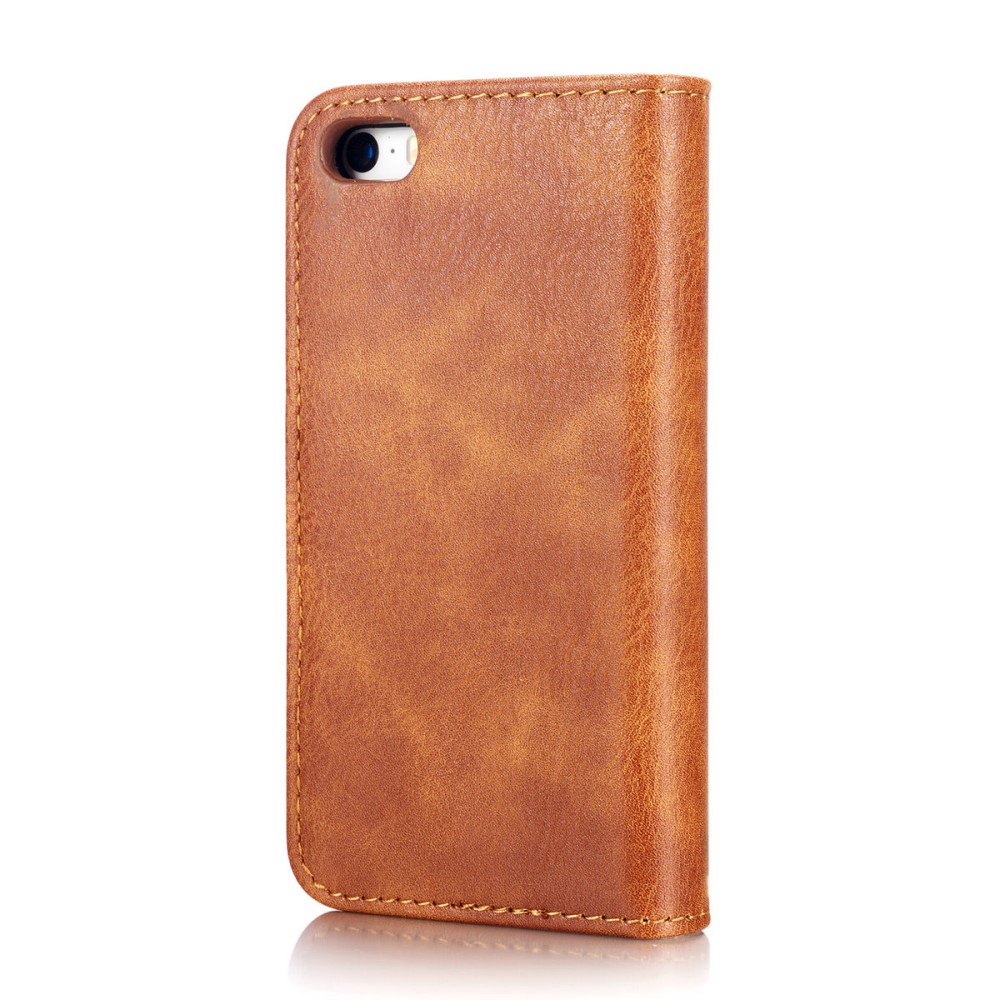 DG.MING iPhone 5/5S/SE 2016 - DG.MING 2in1 Magnet Fodral - Brun