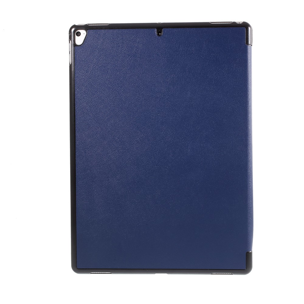  iPad Pro 12.9 (2017) - Tri-Fold Läder Fodral - Blå